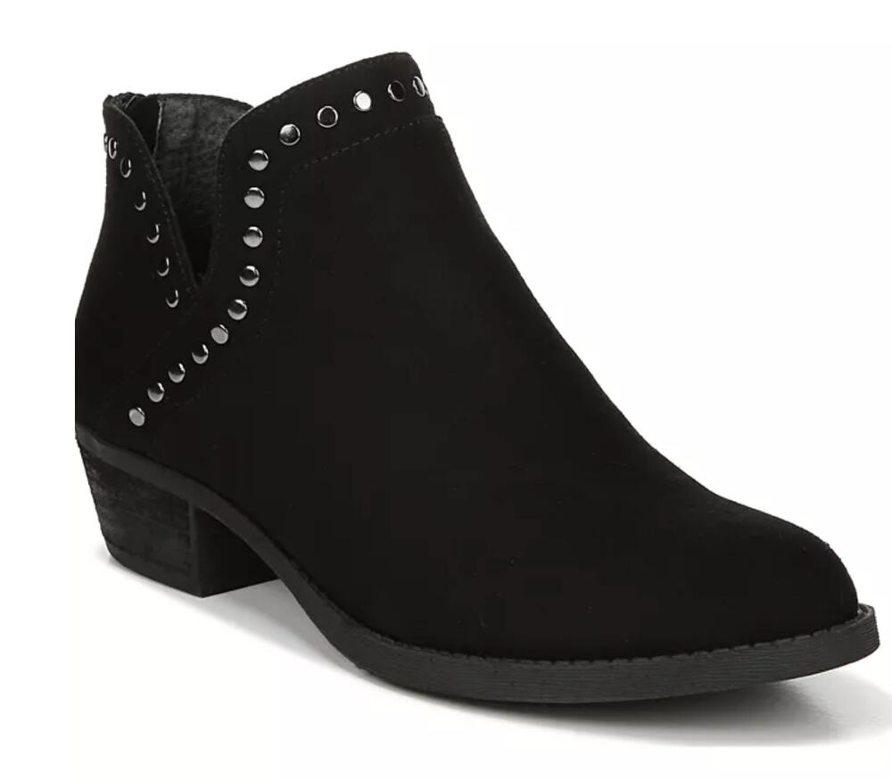 Carlos Santana Bailey Boots 5.5 Black NWT Ankle Booties Stud Western